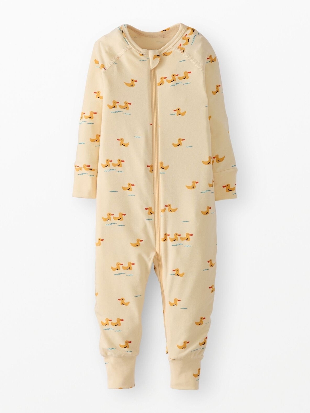 Hanna Andersson HannaSoft Stretch Sleeper Footies, 0-3 Months